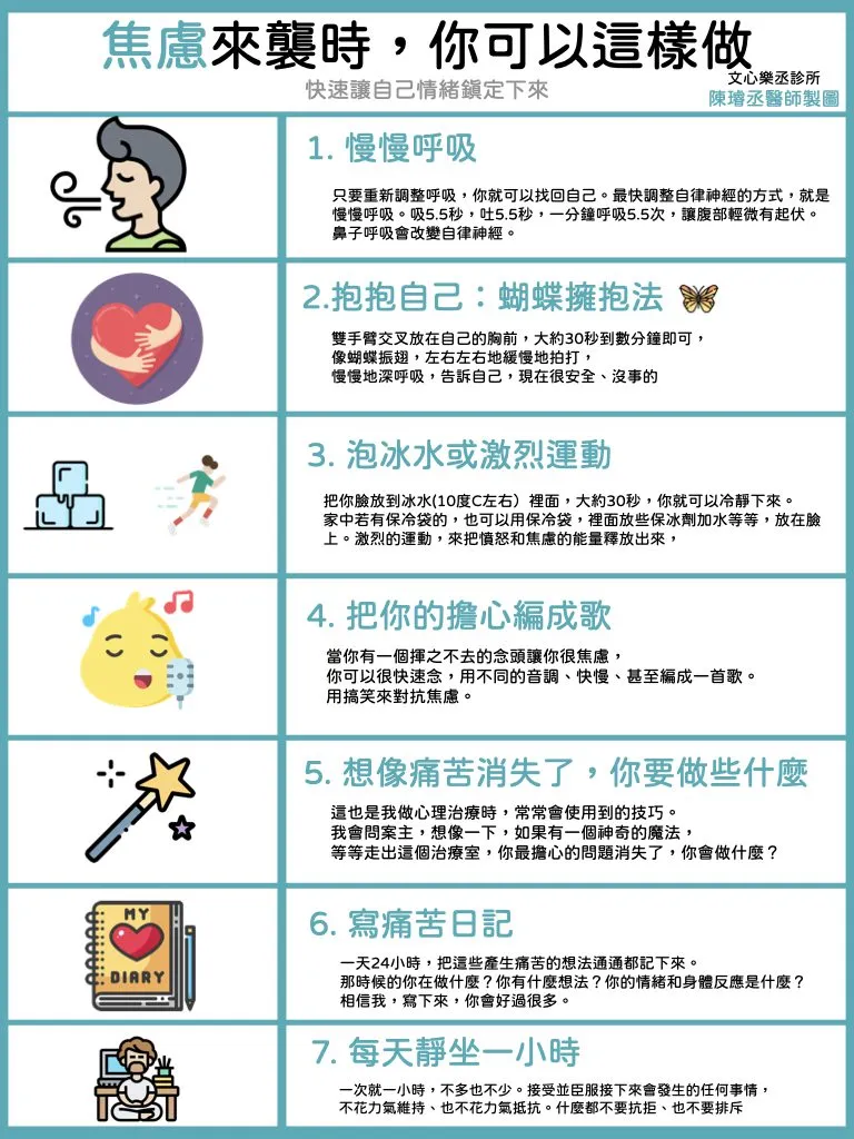 緩解焦慮的七招